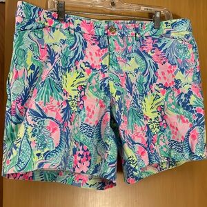 Euc Lilly Pulitzer shorts 16 mermaid